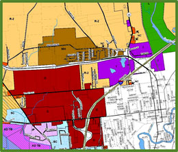 Town of Plattsburgh, New York Zoning Map